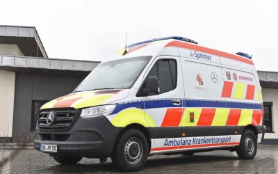 eSprinter von Mercedes-Benz Vans elektrifiziert den Krankentransport
