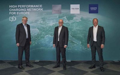Das europäische Hochleistungs-Ladenetz für schwere Lkw