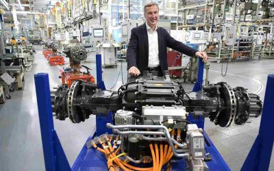 Die Produktion zentraler Komponenten für den eActros