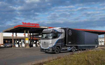 Daimler Truck AG und TotalEnergies entwickeln Wasserstoff-Infrastruktur