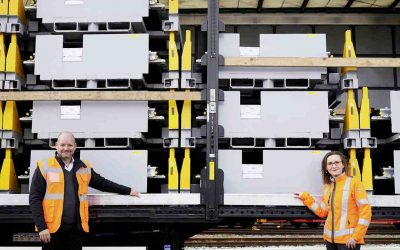 Batterielogistik mit der Bahn