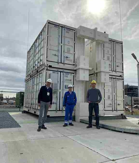 BASF nimmt NAS® Batteriesystem in Antwerpen in Betrieb