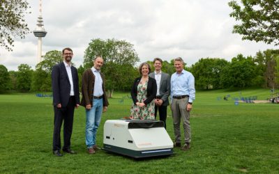 Smarte Reinigungsroboter für saubere Grünflächen