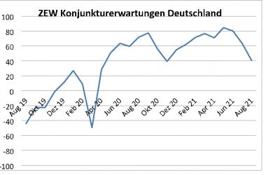 ZEW-Konjunkturerwartungen fallen erneut